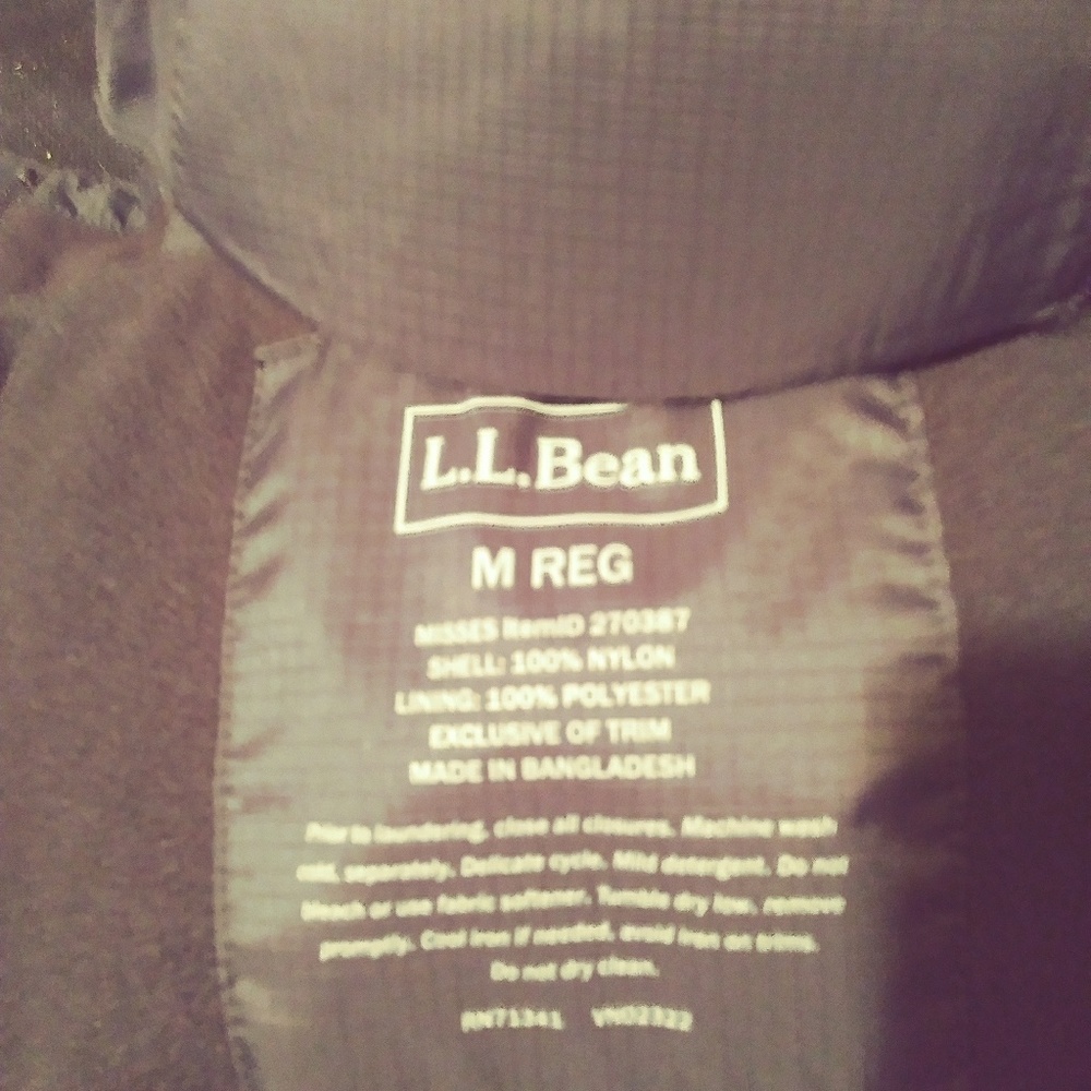 LL bean fall jacket